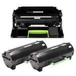 3-PAK Multibox 2x Toner + 1x Bęben do LEXMARK MS310 MS410 MS510 502 50F2000 50F0Z00 2x1.5K/60.0K zamiennik - 3