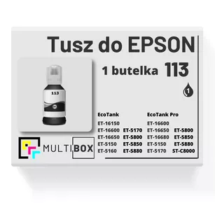 Tusz do EPSON 113 T06B1 C13T06B140 black zamiennik Multibox