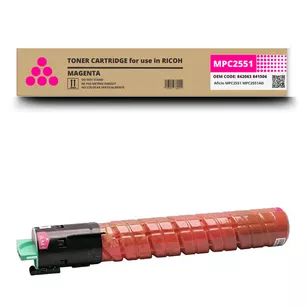 Toner do Ricoh MPC2551 842063 841506 Magenta Zamiennik