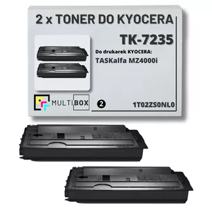 2-pak Toner do KYOCERA TK7235 1T02ZS0NL0 TASKALFA MZ4000i 2x35.0K Multibox zamiennik