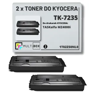 2-PAK Multibox Toner do KYOCERA TK7235 1T02ZS0NL0 TASKALFA MZ4000i 2x35.0K zamiennik