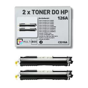 Toner do HP 126A 2-pak BLACK CE310A zamiennik Multibox