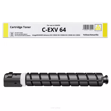 Toner do CANON CEXV64 5756C002 IR Advance DX C3922i DX C3926i yellow zamiennik  25.5K