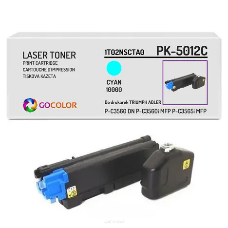 Toner zamiennik 1T02NSCTA0TA  do TRIUMPH ADLER PK5012C cyan 10.0K