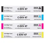 4-PAK Zamiennik Toner do Canon CEXV47 8516B002 8517B002 8518B002 8519B002 iRC250i iRC255iF iRC350i iRC351iF CMYK - 2