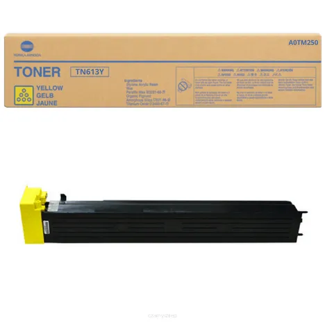 EOL KONICA MINOLTA toner TN613Y A0TM250 yellow oryginalny 30000 stron