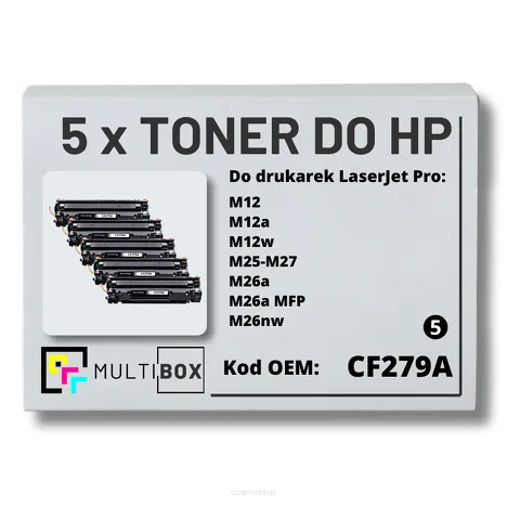 5-PAK Multibox Toner do HP CF279A 79A M12 M26 zamiennik