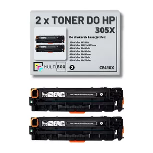 Toner do HP 305X 2-pak BLACK CE410X zamiennik Multibox