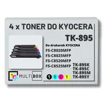 4-PAK Multibox Toner do KYOCERA TK895 FSC8020 12,0K/3x6,0K CMYK zamiennik - 2