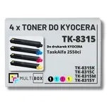 4-PAK Multibox Toner do KYOCERA TK8315 TASKALFA 2550Ci 12,0K/3x6,0K CMYK zamiennik - 2