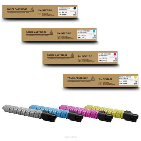 4-PAK Zamiennik Toner do DEVELOP TN216 CMYK Ineo+ 220 280