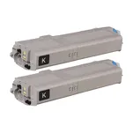 2-PAK Multibox Toner do OKI C532 MC563 46490608 XL black zamiennik - 3