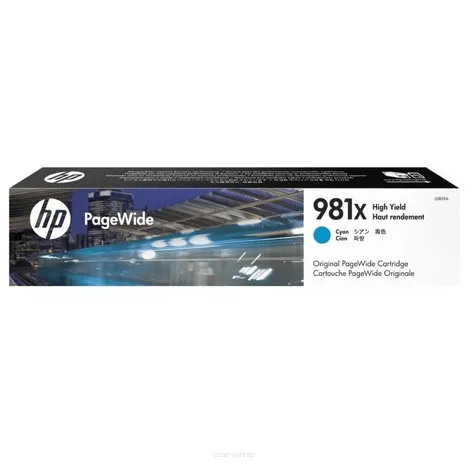 HP 981X tusz L0R09A oryginalny cyan