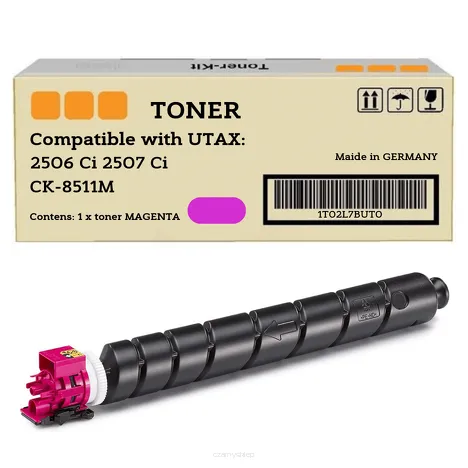 Toner 1T02L7BUT0 do UTAX CK-8511M 2506 Ci 2507 Ci czerwony zamiennik 12000 stron