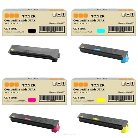 4-PAK Zamiennik Toner do UTAX CK5510 CMYK 20.0K/3x12.0K