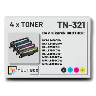 Toner do BROTHER TN321 4-pak CMYK Multibox zamiennik