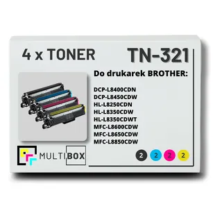 4-PAK Multibox Toner do BROTHER TN321 CMYK zamiennik