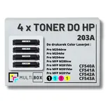 4-PAK Multibox Toner do HP 203A CMYK CF540A CF541A CF542A CF543A zamiennik - 2