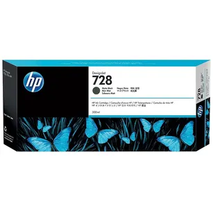 HP 728 tusz F9J68A oryginalny matte black