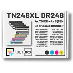 8-PAK Multibox 4x Toner do Brother TN248XL + 4x Bęben do BROTHER DR248CL CMYK zamiennik - 2
