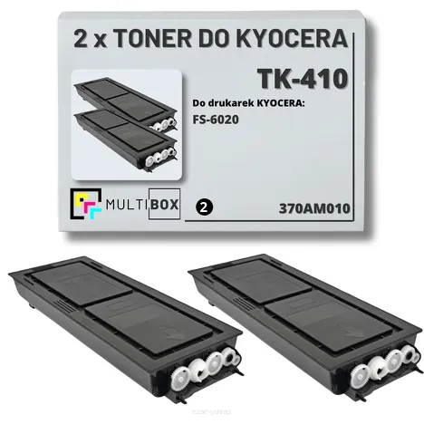 2-PAK Multibox Toner do KYOCERA TK410 370AM010 KM1620 KM1635 KM1650 KM2020 2x15.0K zamiennik