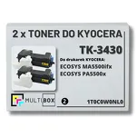 2-PAK Multibox Toner do KYOCERA TK3430 1T0C0W0NL0 ECOSYS MA5500ifx PA5500x 2x25.0K zamiennik - 2