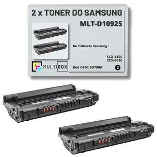 2-PAK Multibox Toner do SAMSUNG SCX4300 MLTD1092S SU790A 2K Zamiennik