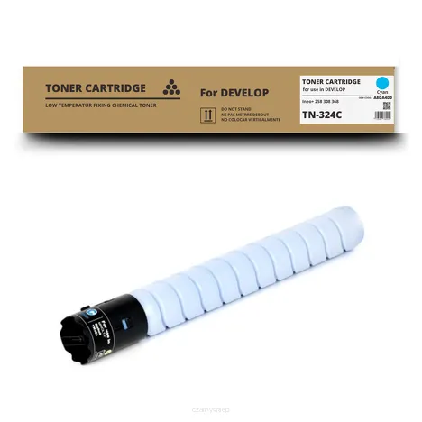 Toner do DEVELOP TN324C Ineo+ 258 308 368 A8DA4D0 Cyan Zamiennik