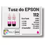 Tusz do EPSON 112 T06C3 C13T06C3A 2-pak magenta zamiennik Multibox - 2
