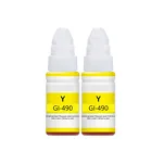 2-PAK Multibox Tusz do CANON GI490Y yellow zamiennik - 2