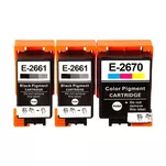 Tusz do EPSON T2661 + T2670 3-pak black / color zamiennik Multibox - 2