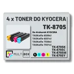 4-PAK Multibox Toner do KYOCERA TK8705 TASKALFA 6550ci 6551ci 7550ci 7551ci 70,0K/3x30,0K CMYK zamiennik - 2