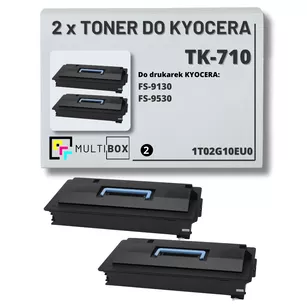 2-pak Toner do KYOCERA TK710 1T02G10EU0 FS9530 2x40.0K Multibox zamiennik