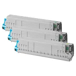 3-PAK Multibox Toner do OKI C834 C844 XL cyan/magenta/yellow zamiennik - 3