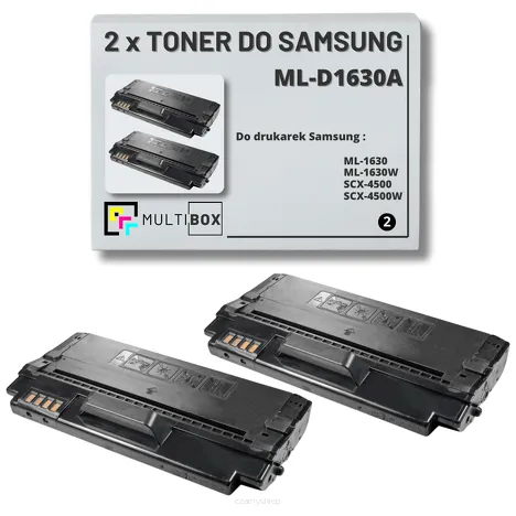 2-PAK Multibox Toner do SAMSUNG ML1630 SCX4500 MLD1630A 2K Zamiennik