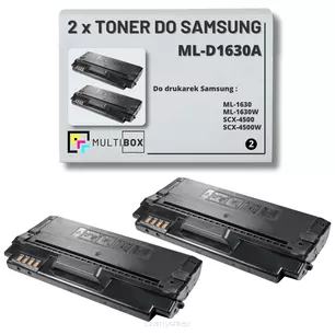 2-pak Toner do SAMSUNG ML1630 SCX4500 ML-D1630A 2K Multibox Zamiennik