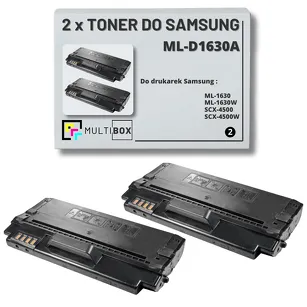 2-PAK Multibox Toner do SAMSUNG ML1630 SCX4500 MLD1630A 2K Zamiennik