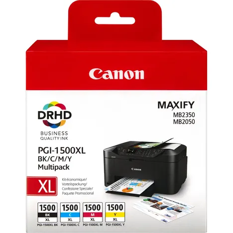 Canon Tusz PGI1500XL 9182B004 oryginalny black / cyan / magenta / yellow 4-pak