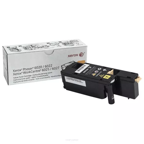 Xerox toner 106R02762 Phaser 6020 6022 WorkCentre 6025 6027 yellow oryginalny