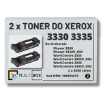 2-PAK Multibox Toner do XEROX 3330 3335 106R03621 8.5K zamiennik - 2