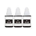 3-PAK Multibox Tusz do CANON GI40BK black zamiennik - 3