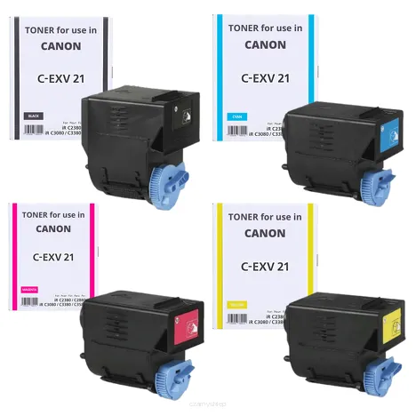 4 x Toner do Canon CEXV21 0452B002 0453B002 0454B002 0455B002 GPR23 iRC2550 iRC2380 iRC2880 iRC3380 iRC3480 CMYK zamiennik