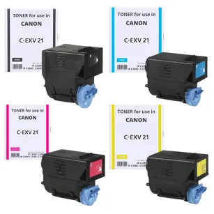 4-PAK Zamiennik Toner do Canon CEXV21 0452B002 0453B002 0454B002 0455B002 GPR23 iRC2550 iRC2380 iRC2880 iRC3380 iRC3480 CMYK