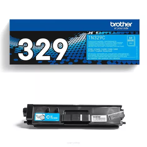 Brother toner TN329C oryginalny cyan