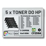 5-PAK Multibox Toner do HP CF259A 59A LaserJet Pro M304 M404 M428 zamiennik Z CHIPEM - 2