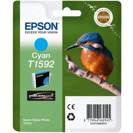 Epson tusz T1592 C13T15924010 oryginalny cyan