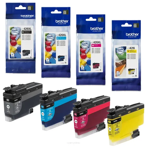 BROTHER tusz LC426XLVAL oryginalny 4-pak CMYK 6000+3x5000 stron