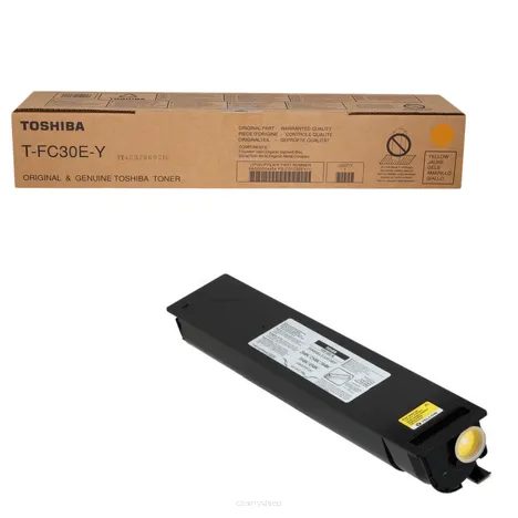 TOSHIBA toner T-FC30EY żółty oryginalny 6AG00004454 6AJ00000095 33600 stron.