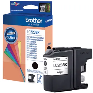 BROTHER tusz LC-223BK oryginalny czarny 550 stron