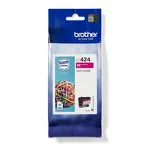 BROTHER tusz LC424M oryginalny magenta 750 stron - 2
